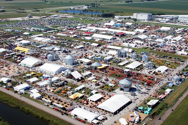 Arial View of the Farm Progress Show